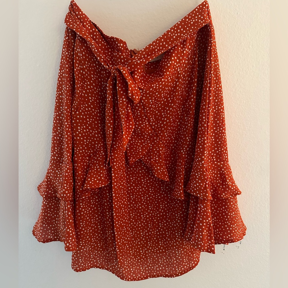 NEW! Altar’d State Clay Polka Dot Skirt